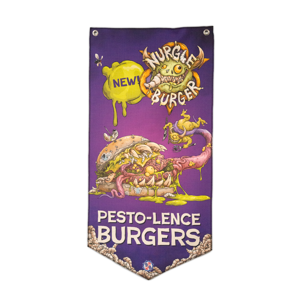 Blood Bowl Nurgle Burger Wall Banner