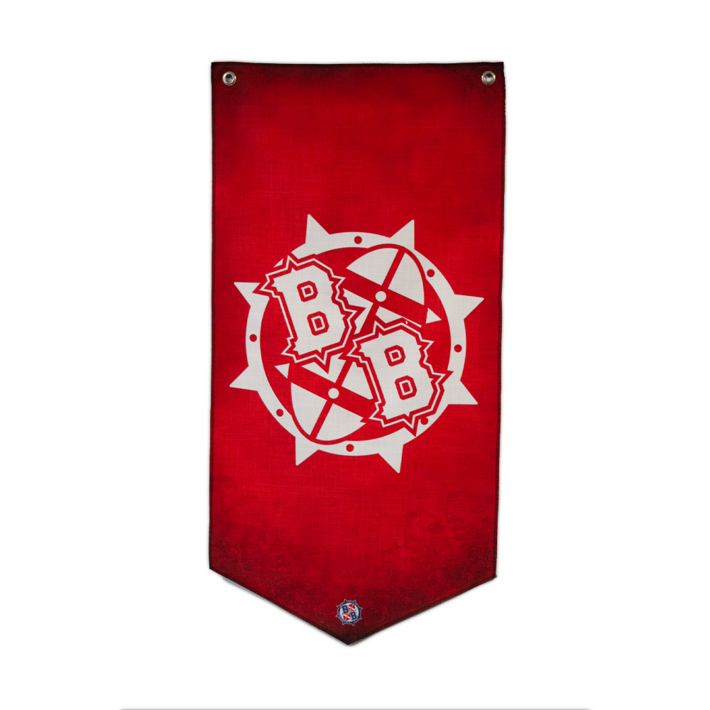Blood Bowl Red Logo Wall Banner