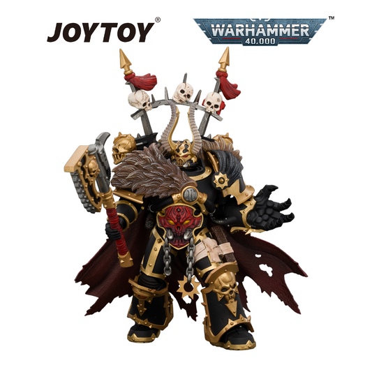 JOYTOY Warhammer Warhammer 40,000 - Black Legion, Chaos Lord (1/18 Scale) Preorder