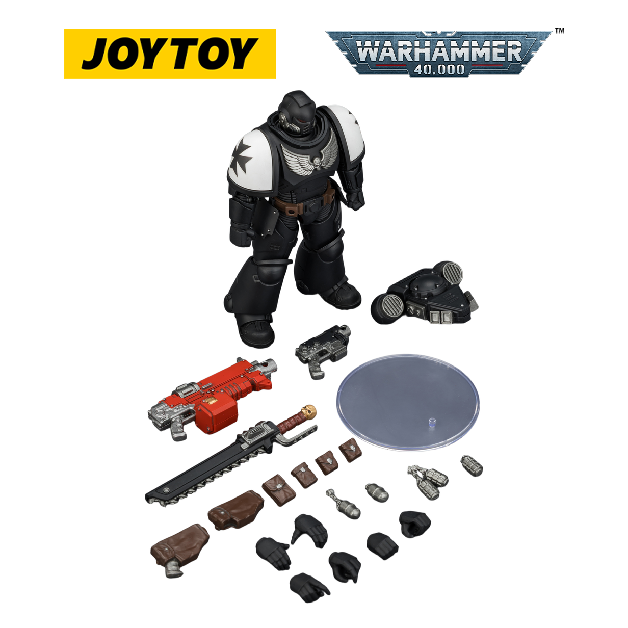 JOYTOY Warhammer 40,000 - Black Templars, Intercessor (1/18 Scale)