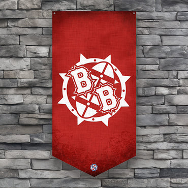 Blood Bowl Red Logo Wall Banner