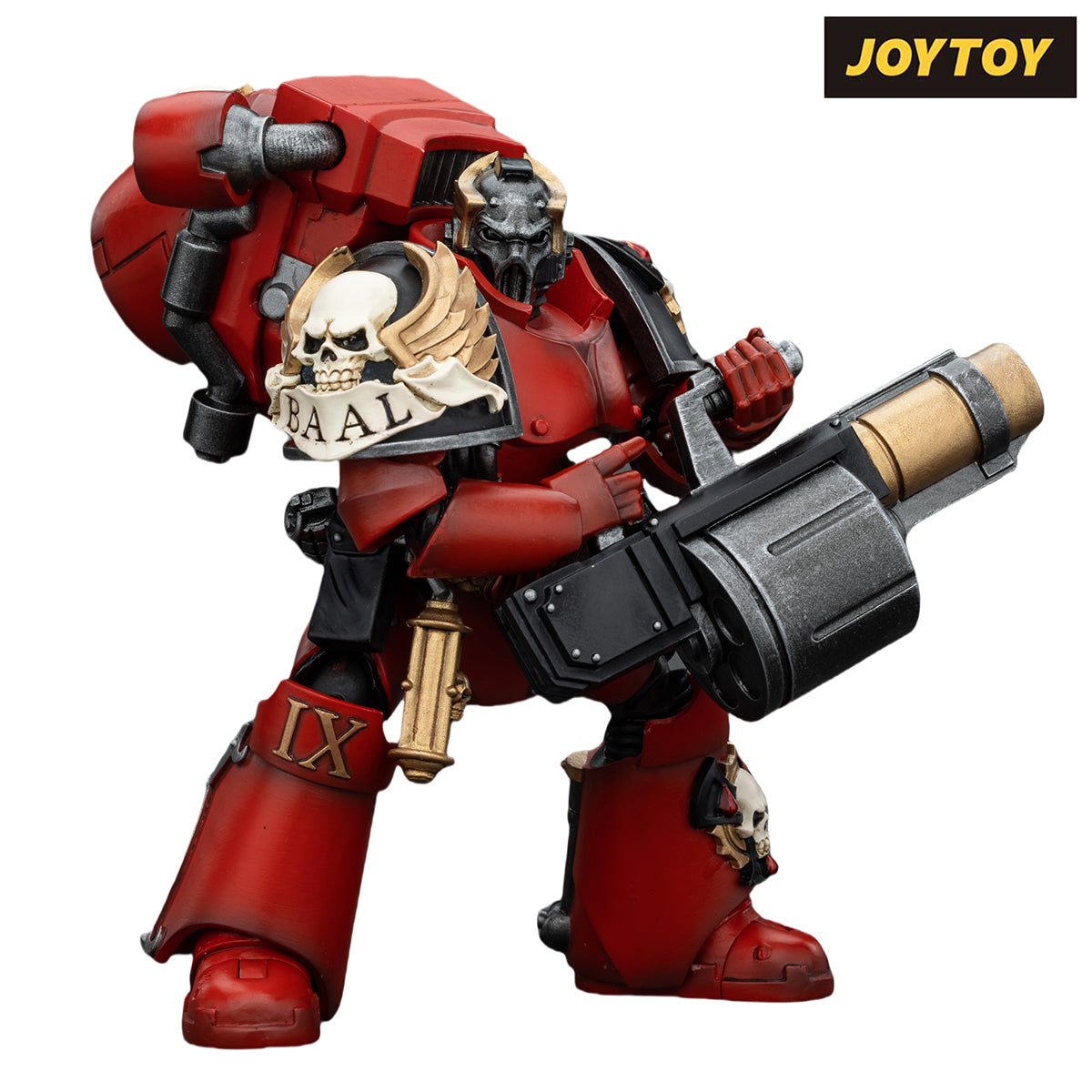 JoyToy Warhammer The Horus Heresy Action Figure - Blood Angels, Angel's Tears Arch-Erelim with Angel's Tears Grenade Launcher (1/18 Scale)