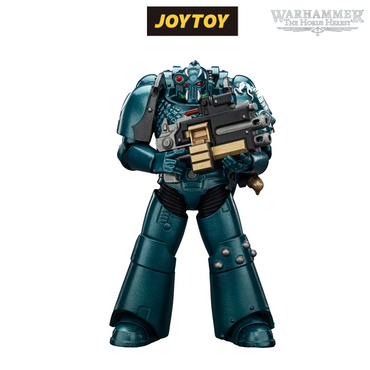 JoyToy Warhammer The Horus Heresy Action Figure - Alpha Legion, Headhunter, with Banestrike Combi-Bolter and Power Dagger (1/18 Scale)