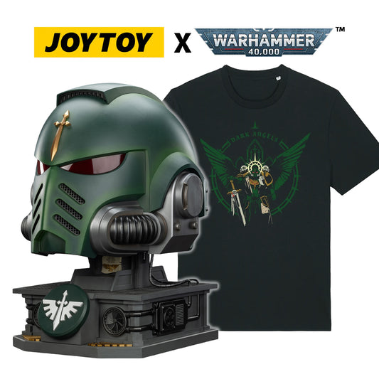 JoyToy Warhammer 40,000: Dark Angels Mk X Helmet and Display Stand (1:1 Scale) Preorder
