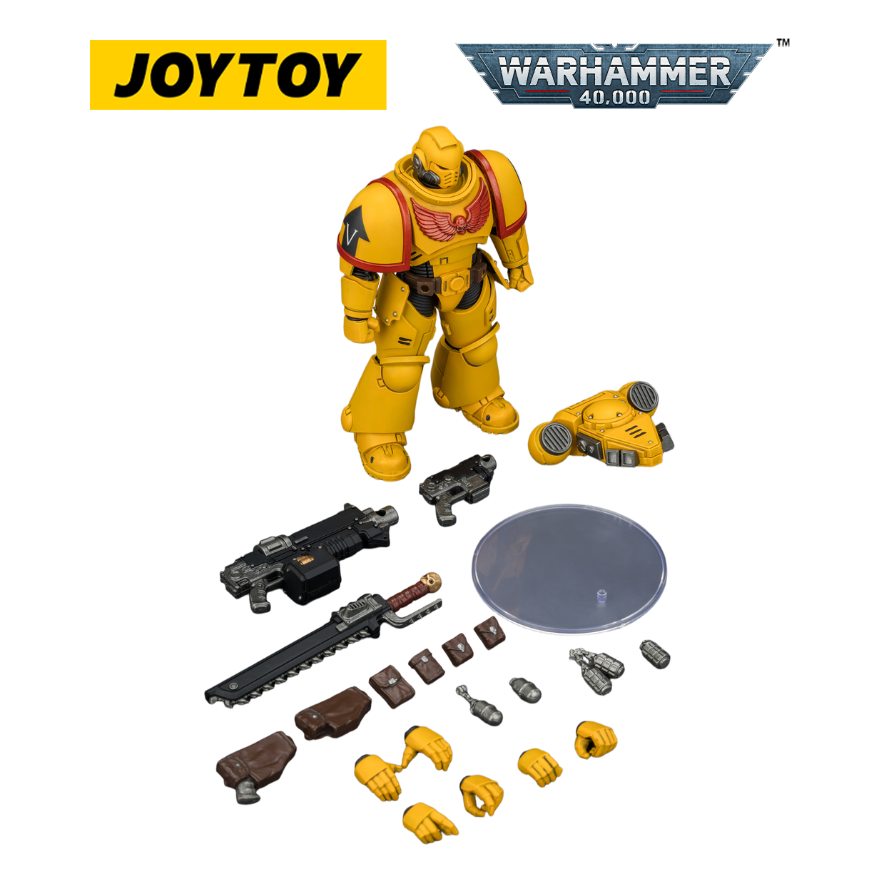 JOYTOY Warhammer 40,000 - Imperial Fists, Intercessor (1/18 Scale)