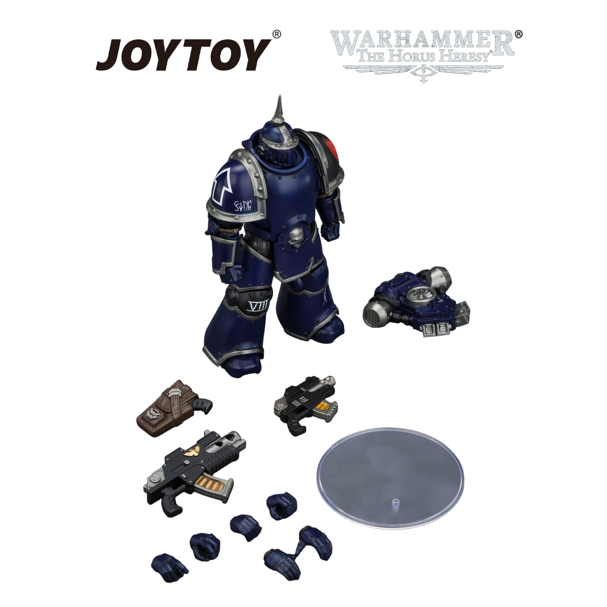 JOYTOY Warhammer The Horus Heresy - Night Lords, MKIII Tactical Legionary with Bolter and Bolt Pistol (1/18 Scale)