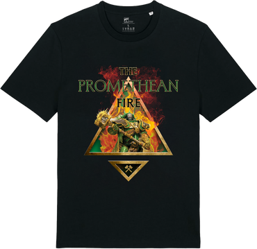 JOYTOY Warhammer The Horus Heresy - Salamanders, Vulkan, Primarch of the XVIIIth Legion with Dawnbringer, The Furnace's Heart and Dragon's Breath Gauntlet (1/18 Scale) Preorder & Exclusive T Shirt