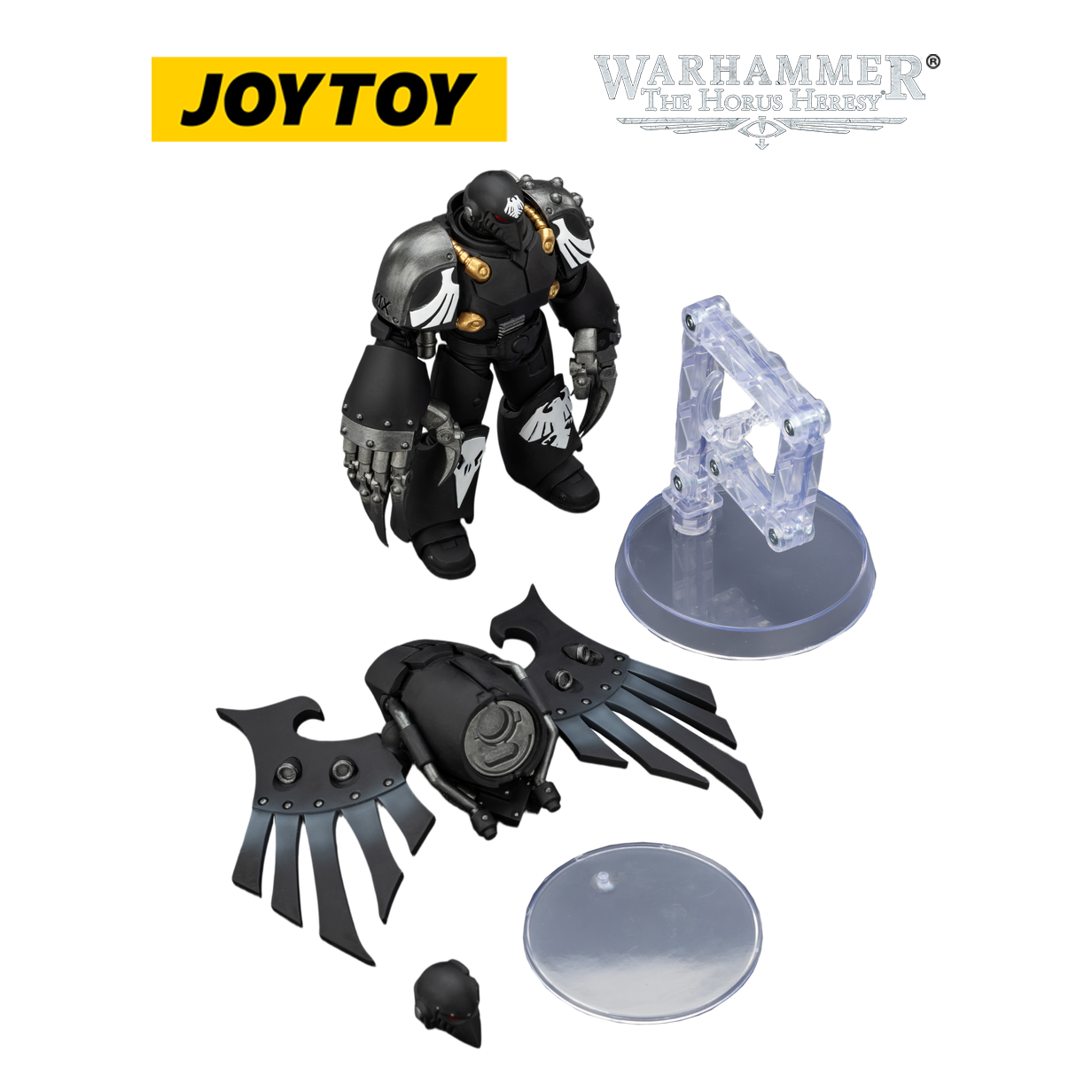 JOYTOY Warhammer The Horus Heresy - Raven Guard Dark Fury with Lightning Claws (1/18 Scale) Preorder