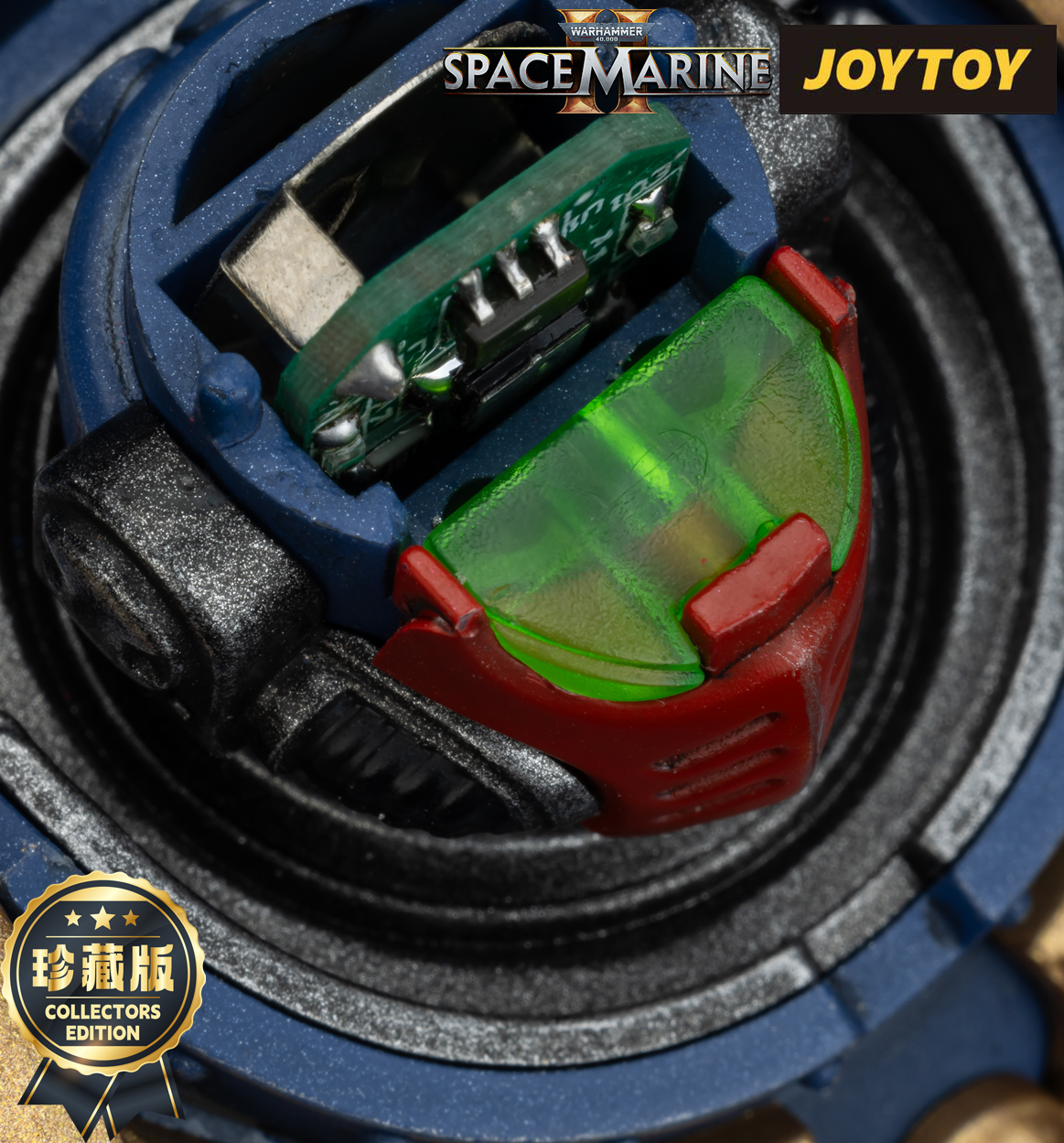 JoyToy Warhammer 40,000: Space Marine 2 Action Figure - Ultramarines, Sergeant Gadriel - Collector’s Edition (1/18 Scale)