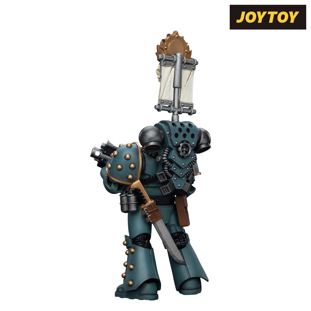 JoyToy Warhammer The Horus Heresy Action Figure - Sons of Horus, Legion MKIV Tactical Squad Legionary with Legion Vexilla (1/18 Scale)