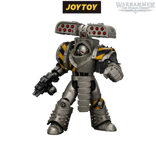 JoyToy Warhammer The Horus Heresy Action Figure - Iron Warriors, Tyrant Siege Terminator with Rocket Launcher (1/18 Scale)