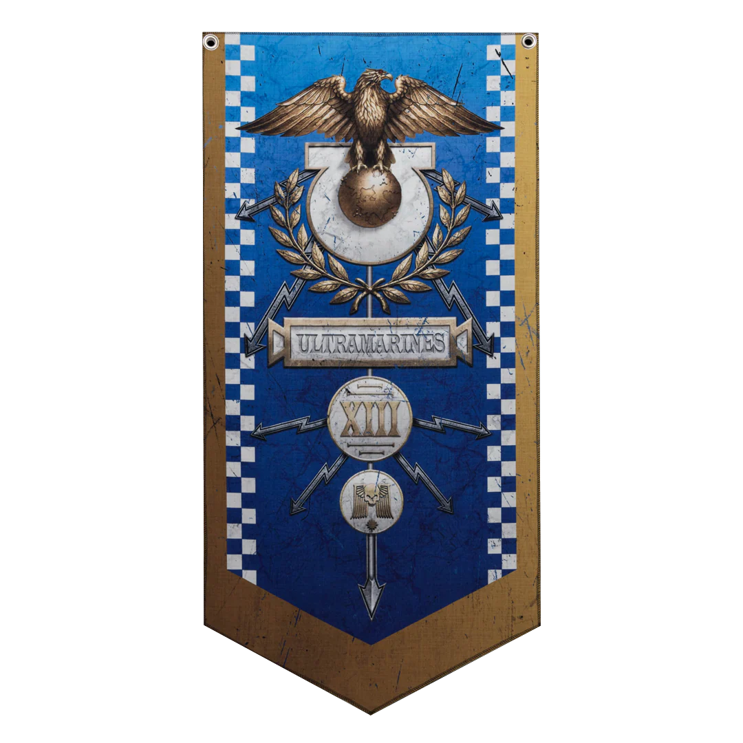 Warhammer The Horus Heresy Ultramarines Wall Banner – Warhammer