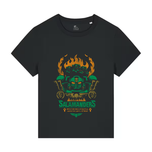 Salamanders - Fires of Battle Fitted T Shirt