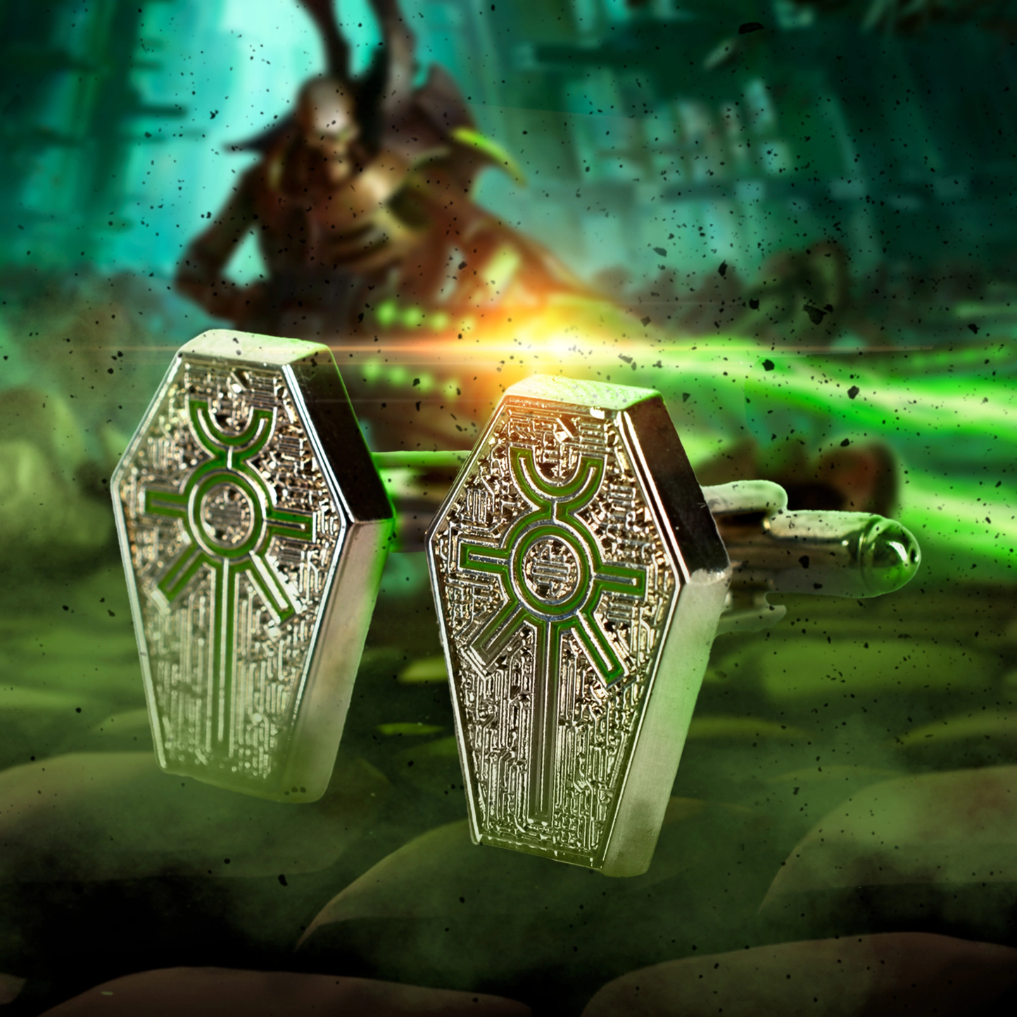 Warhammer 40,000: Necrons Cufflinks