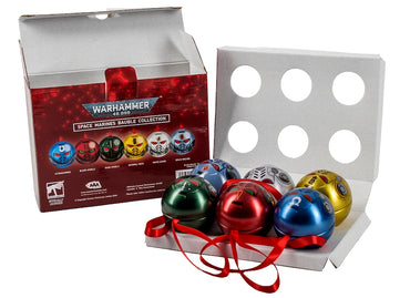 Warhammer 40,000: Novelty Space Marine Chapter Helmet Baubles- 6 pack