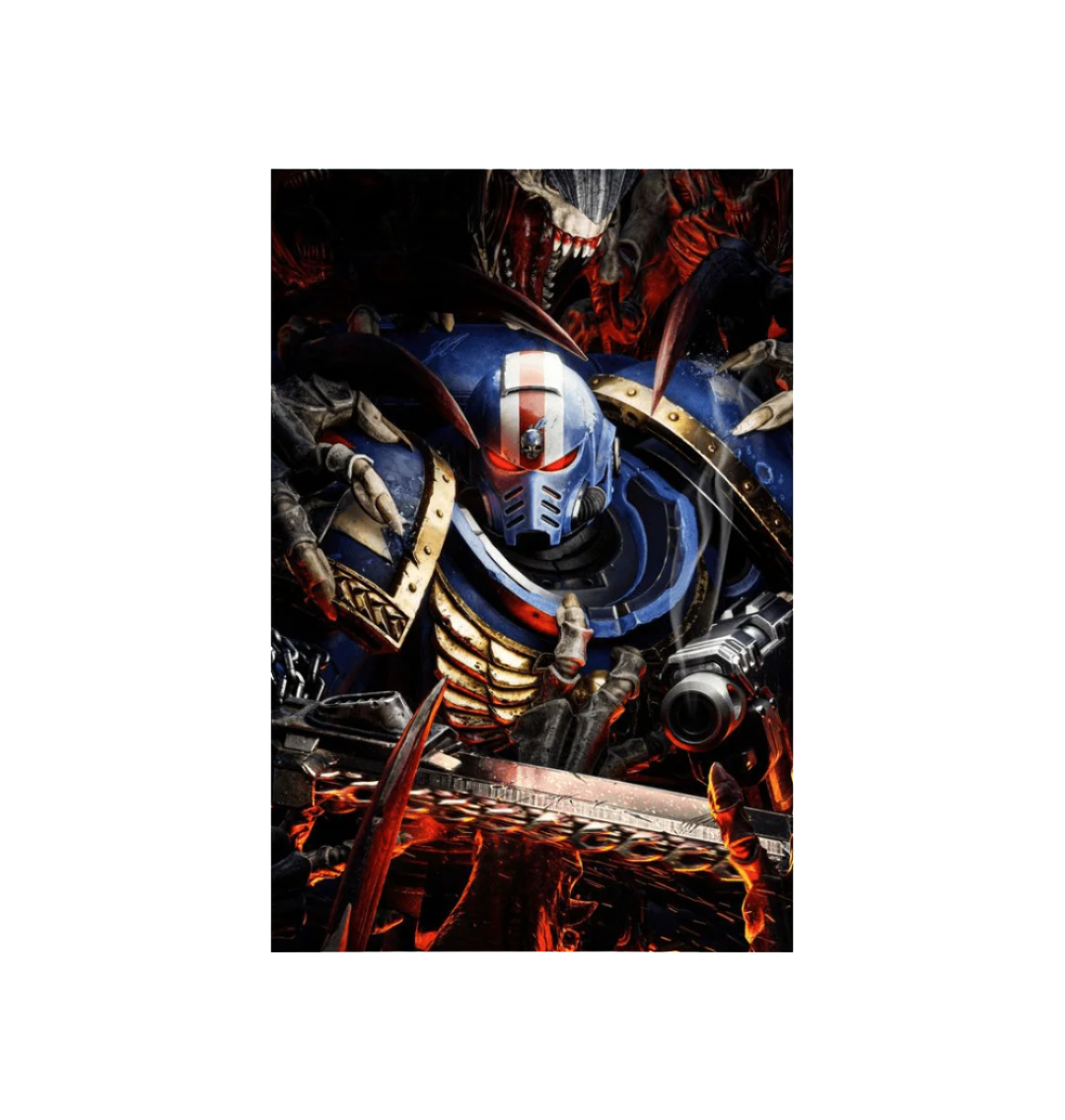 Warhammer 40,000: Space Marine 2 Lieutenant Titus Poster
