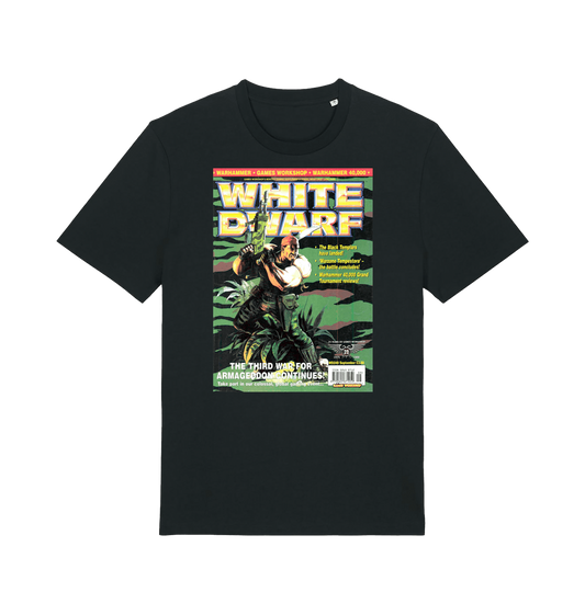 Black Printed T-shirt Front