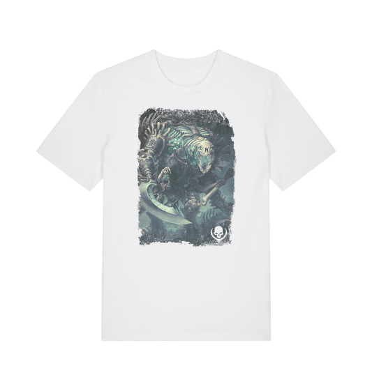 White Printed T-shirt Front