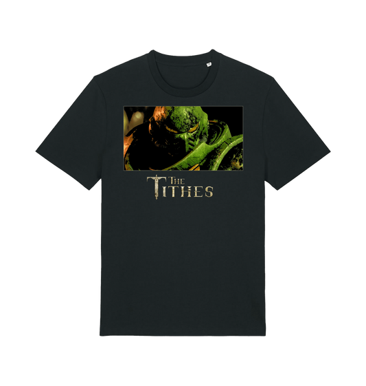 Black Printed T-shirt Front