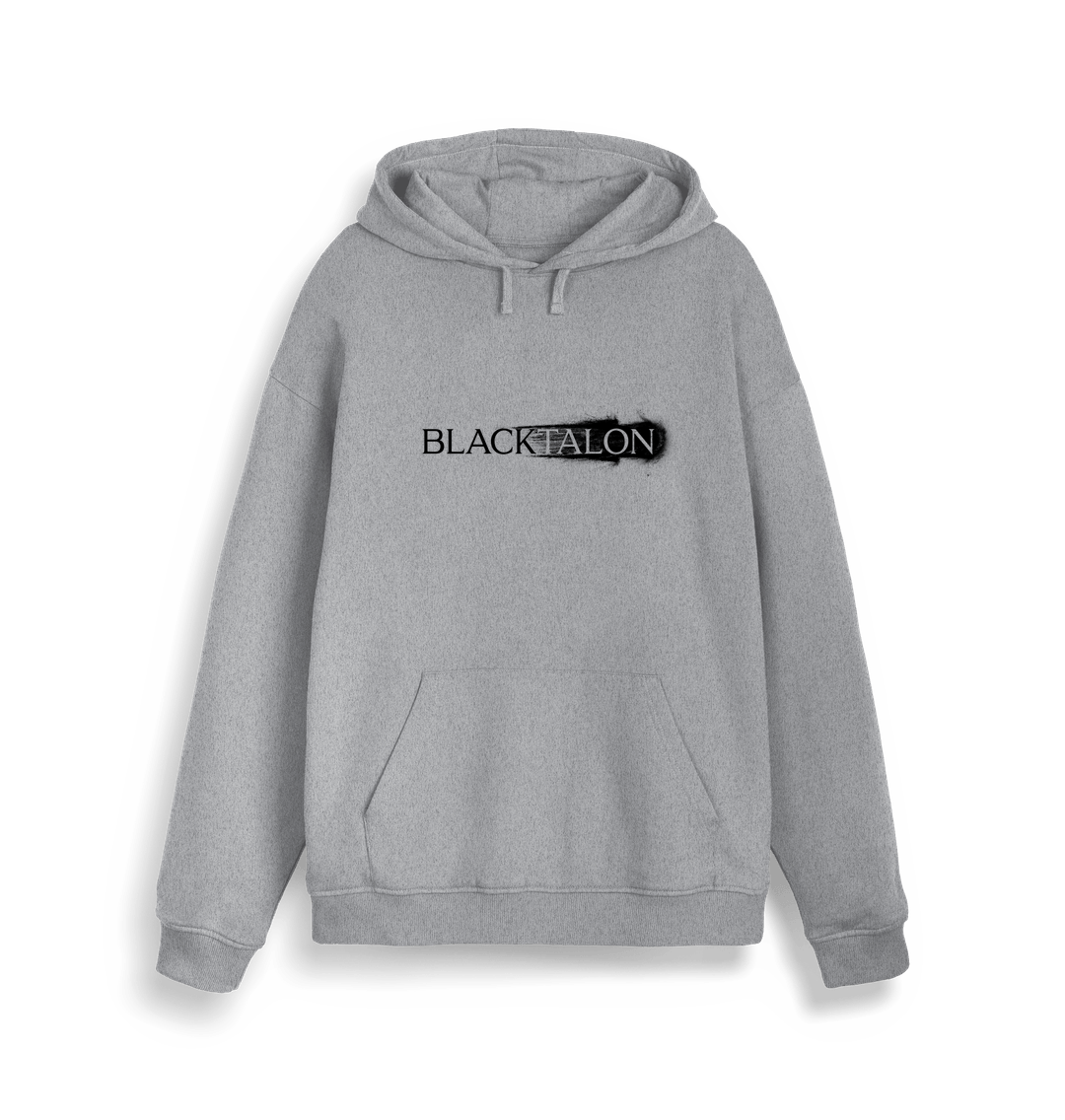 Heather Grey Premium Blacktalon Double Print Heather Hoodie