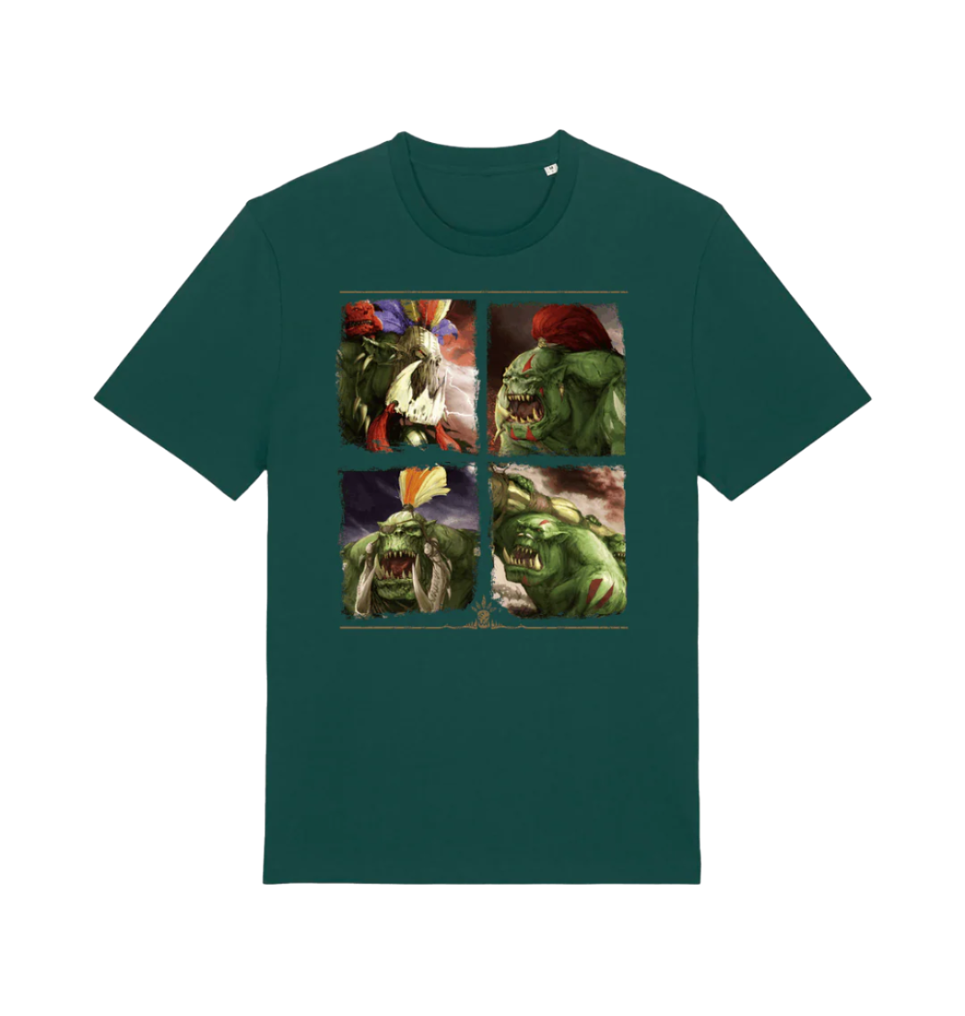 Glazed Green Printed T-shirt
