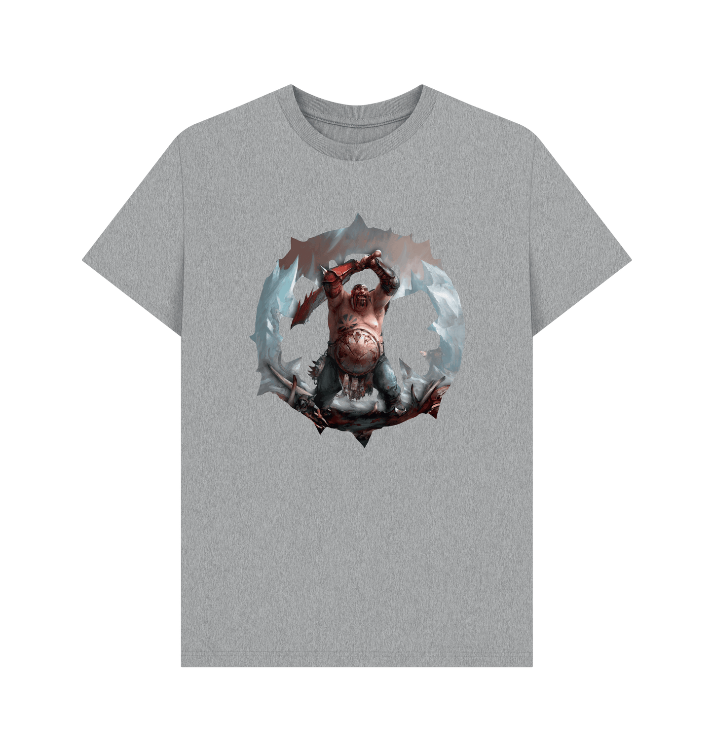 Athletic Grey Ogor Mawtribes Irongut T Shirt