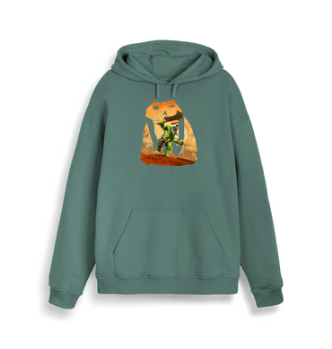 Green Bay Printed Sweater Front