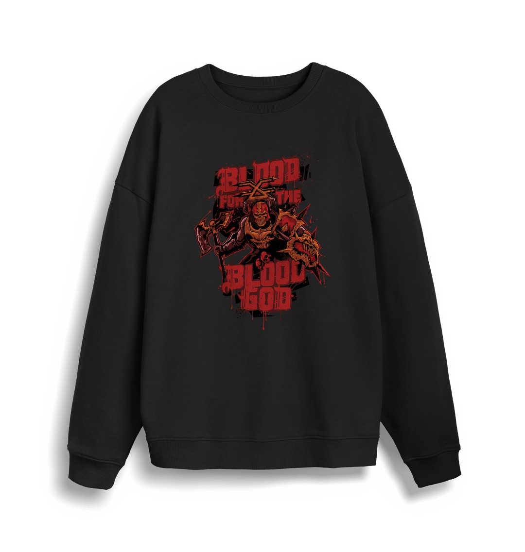 Black Printed Sweater