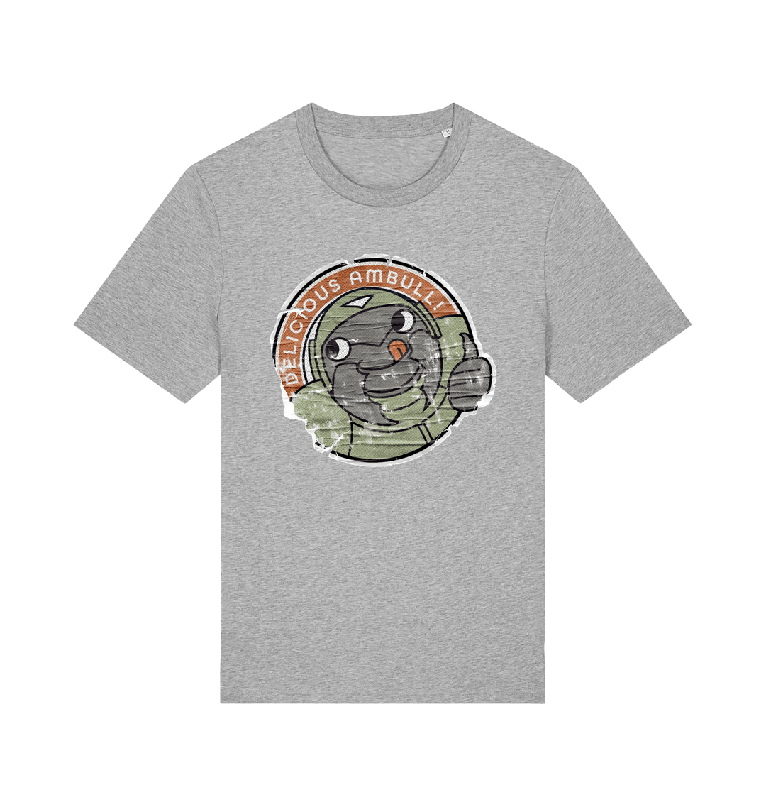 Heather Grey Printed T-shirt Front