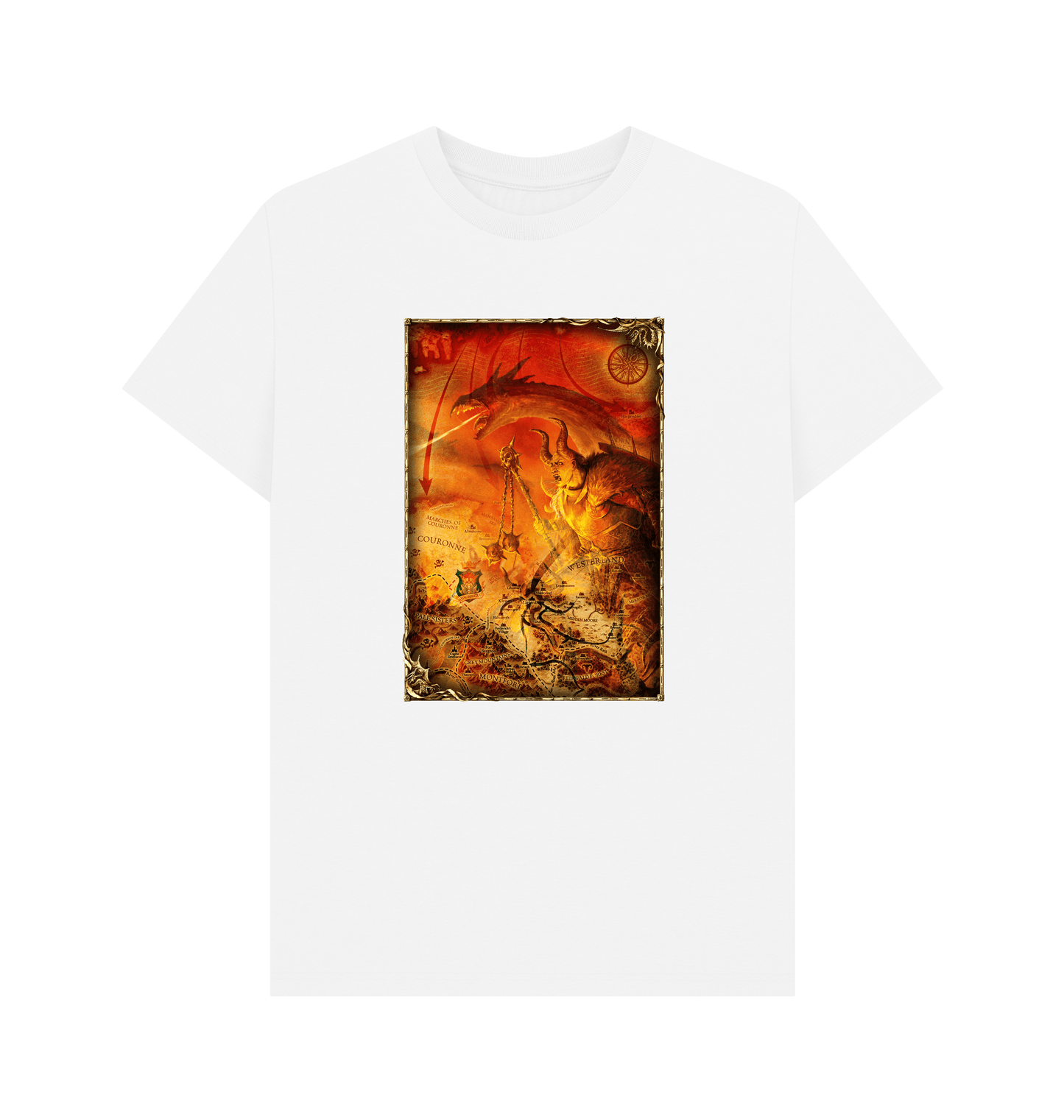 Warhammer The Old World Warriors of Chaos Art T Shirt
