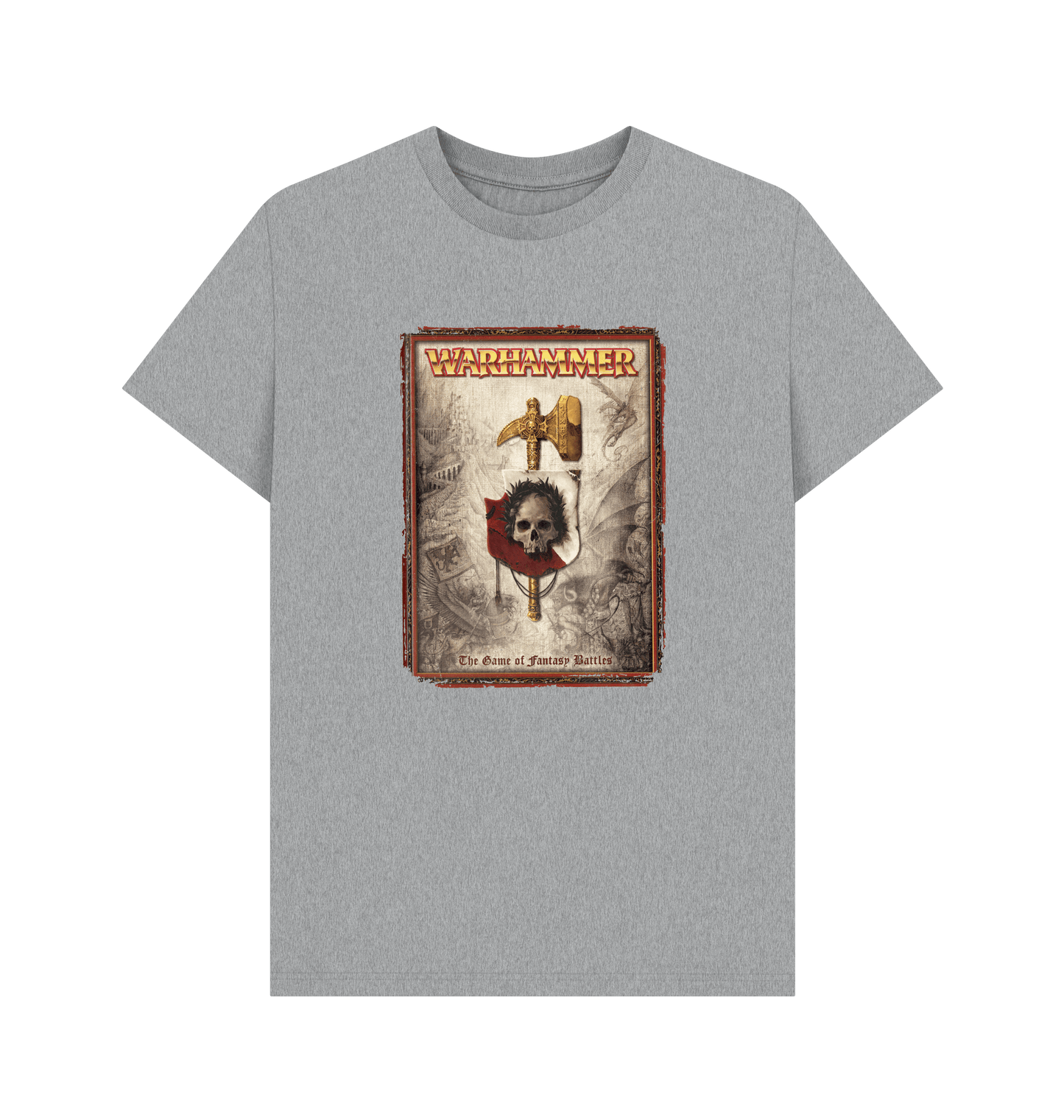 Athletic Grey Warhammer Fantasy Battle 7th Edition - Warhammer The Game T Shirt