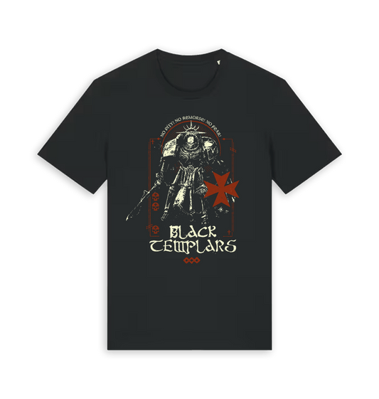 Black Printed T-shirt Front