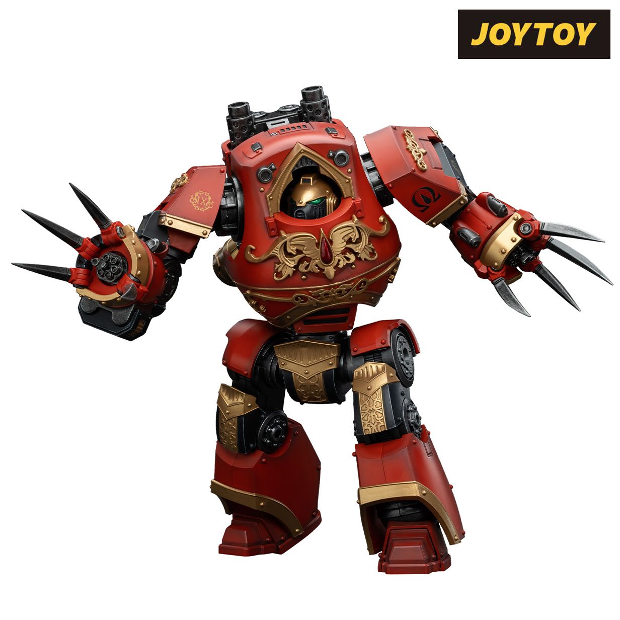 JOYTOY 1/18 Action Figure Mecha Warhammer The Horus Eresia Space Wolves Contemptor Dreadnought con Gravis Bolt Cannon 9.5 pollici Modello mobile da collezione Figurine Regali JOYTOY 1/18 Action Figure Mecha Warhammer The Horus Eresia Space Wolves Contemptor Dreadnought con Gravis Bolt Cannon 9.5 pollici Modello mobile da collezione Figurine Regali
