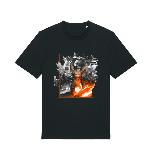 Black Printed T-shirt