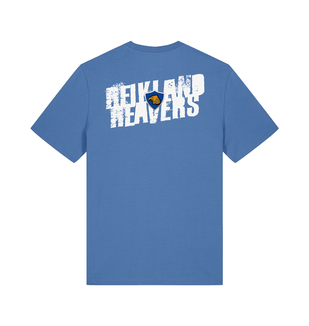 Bright Blue Printed T-shirt Back