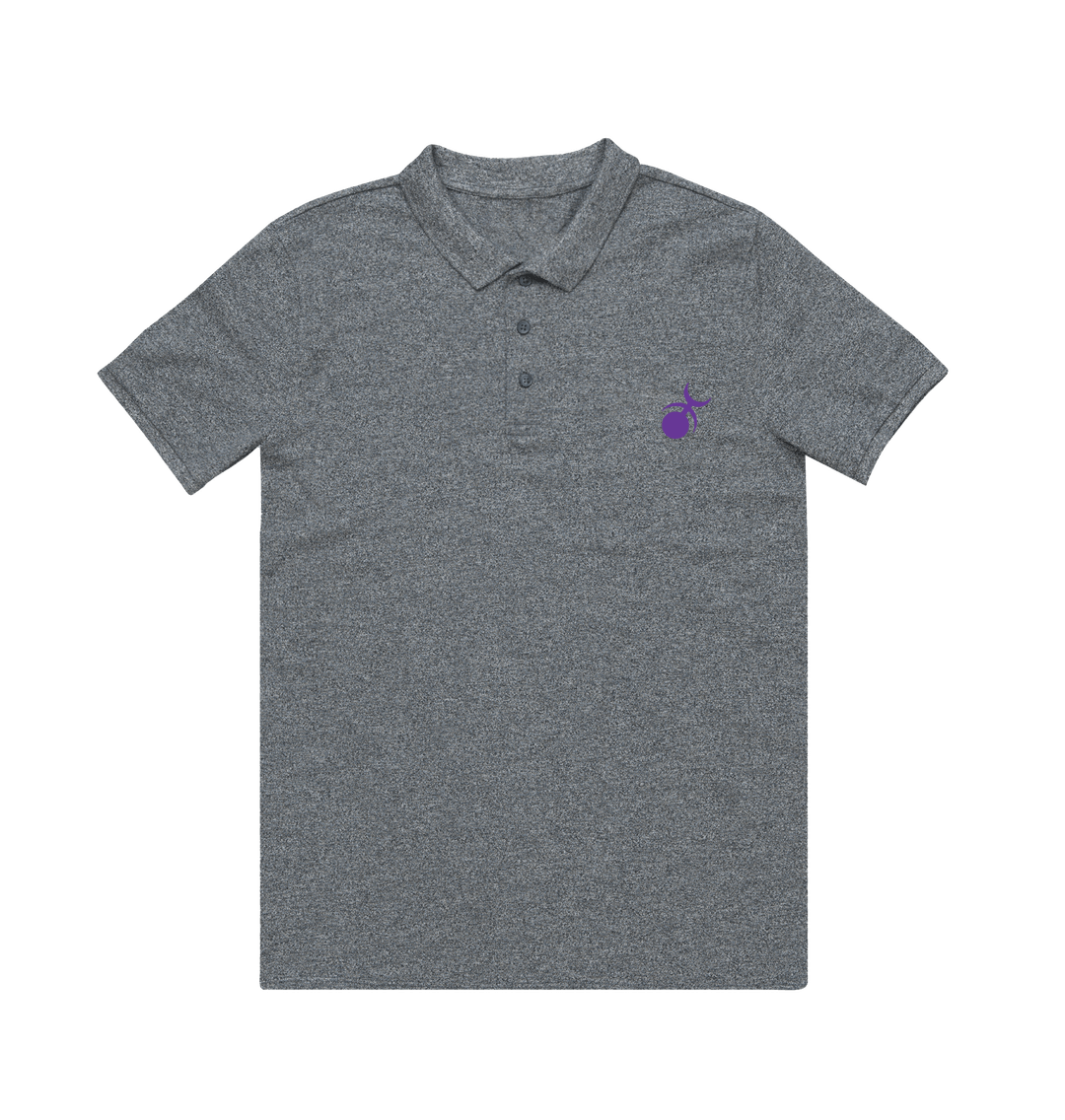 Heather Grey Slaanesh Polo Shirt