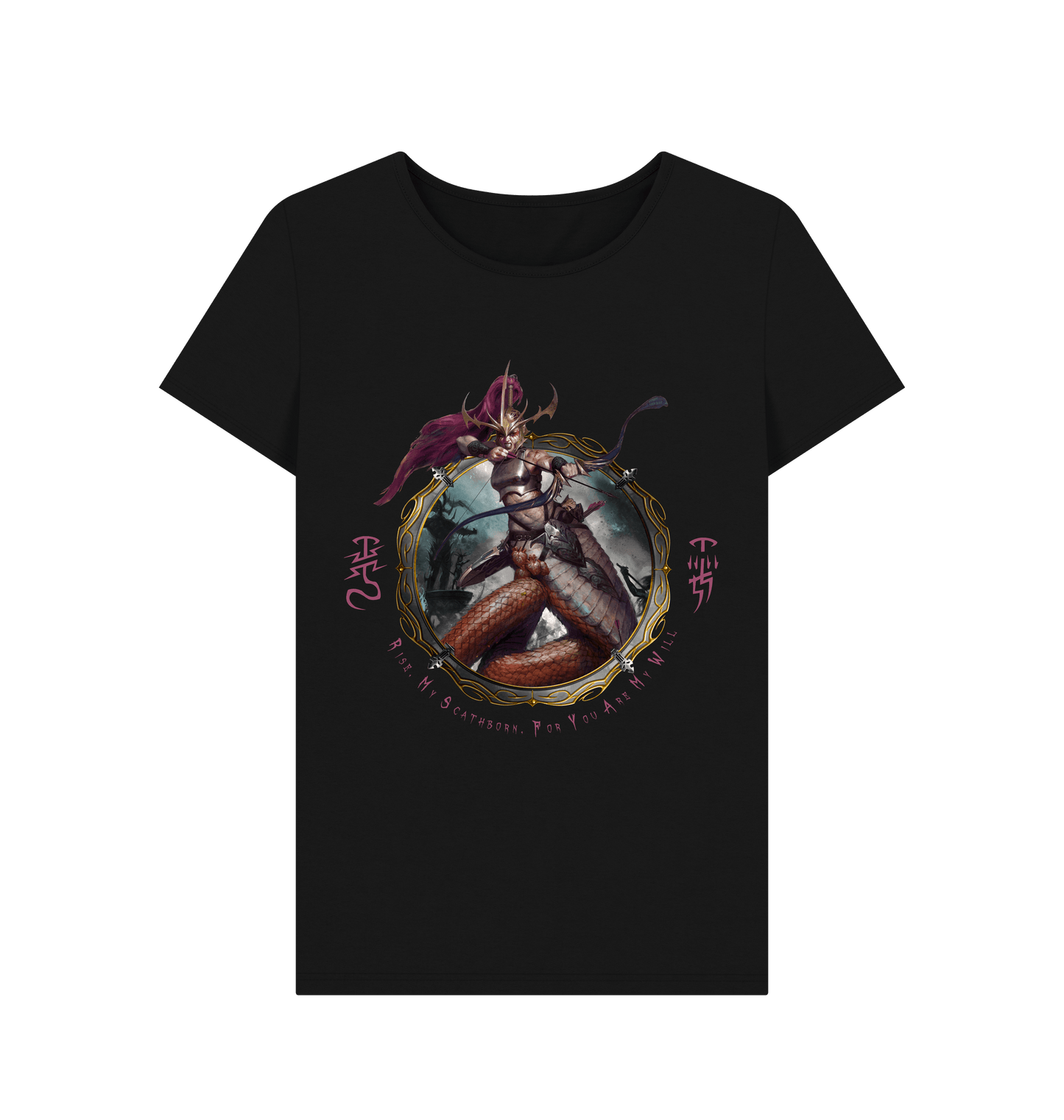 Black Daughters of Khaine Melusai Blood Stalkers Fitted T Shirt