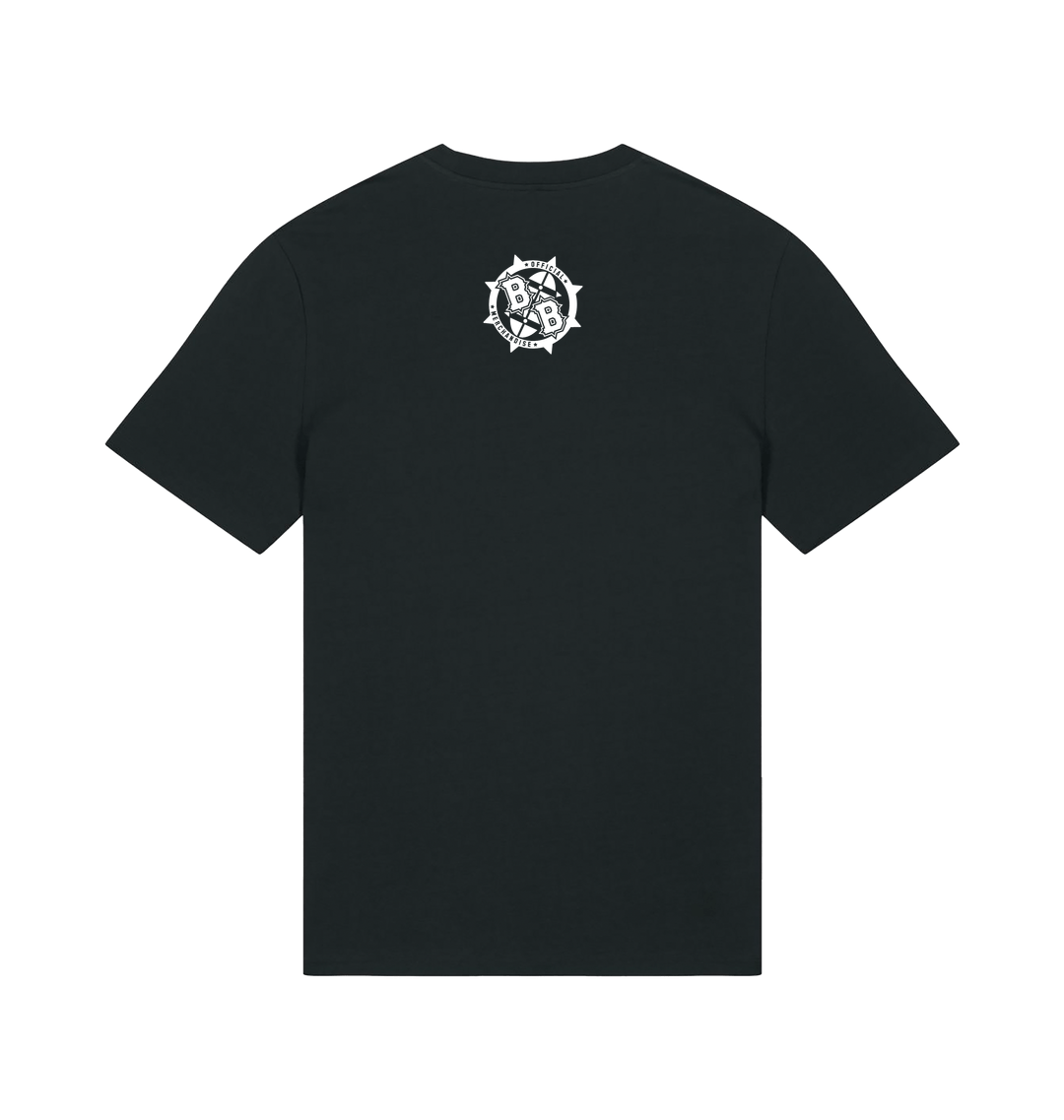 Black Printed T-shirt Back