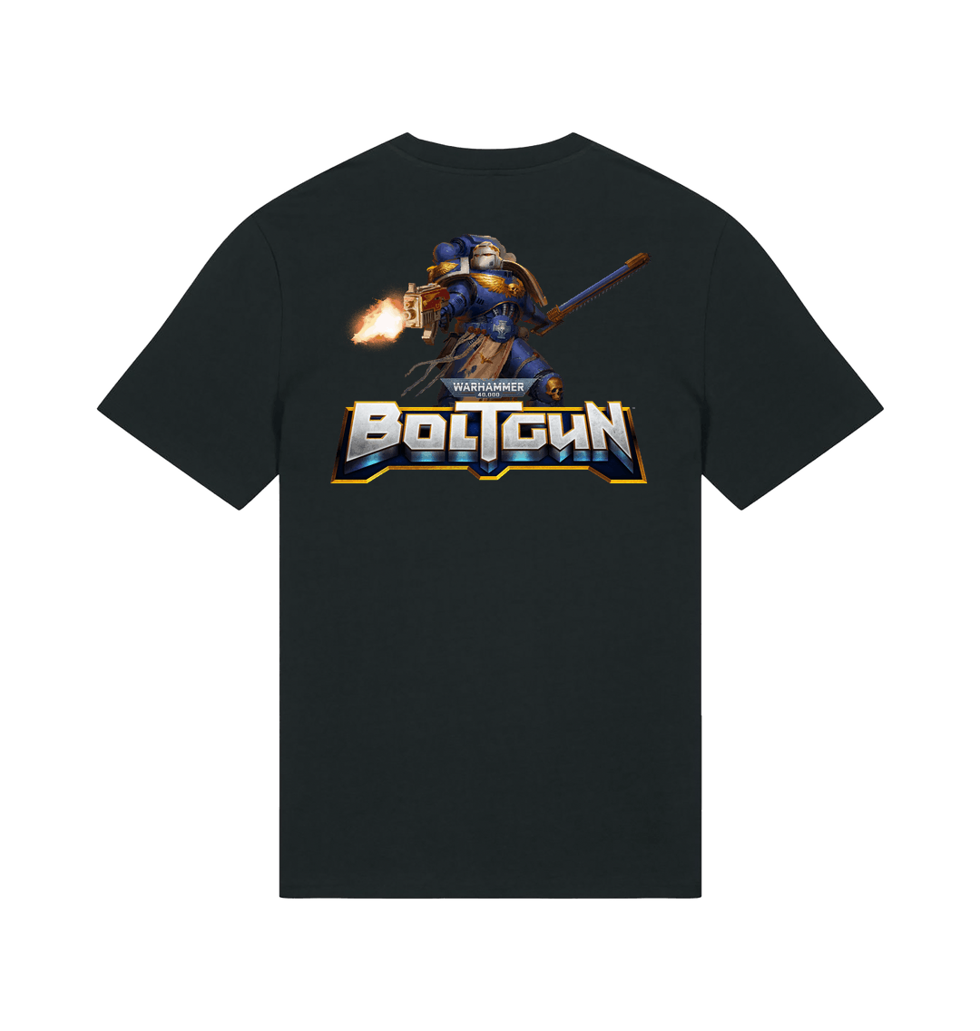 Black Printed T-shirt Back