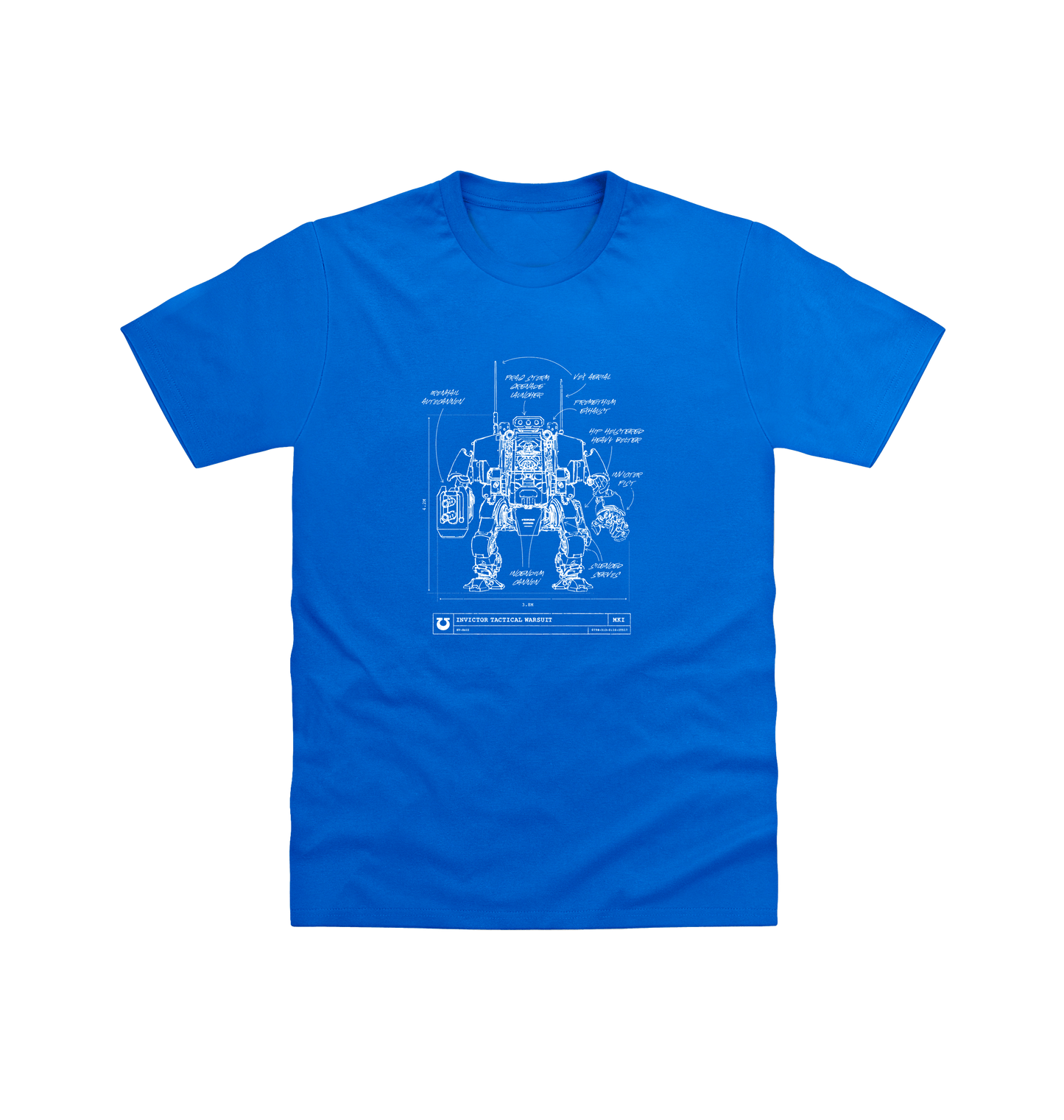 Royal Ultramarines Invictor Warsuit T Shirt