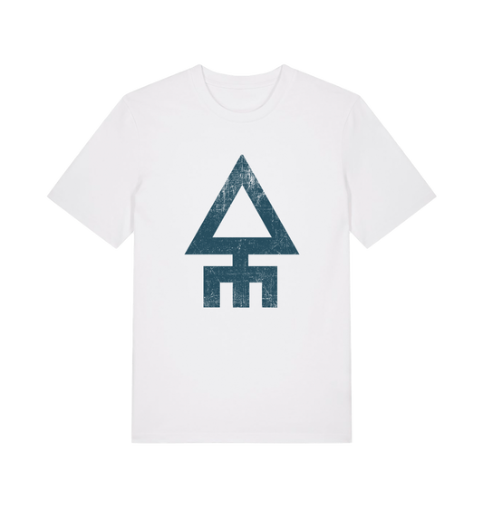 White Printed T-shirt Front