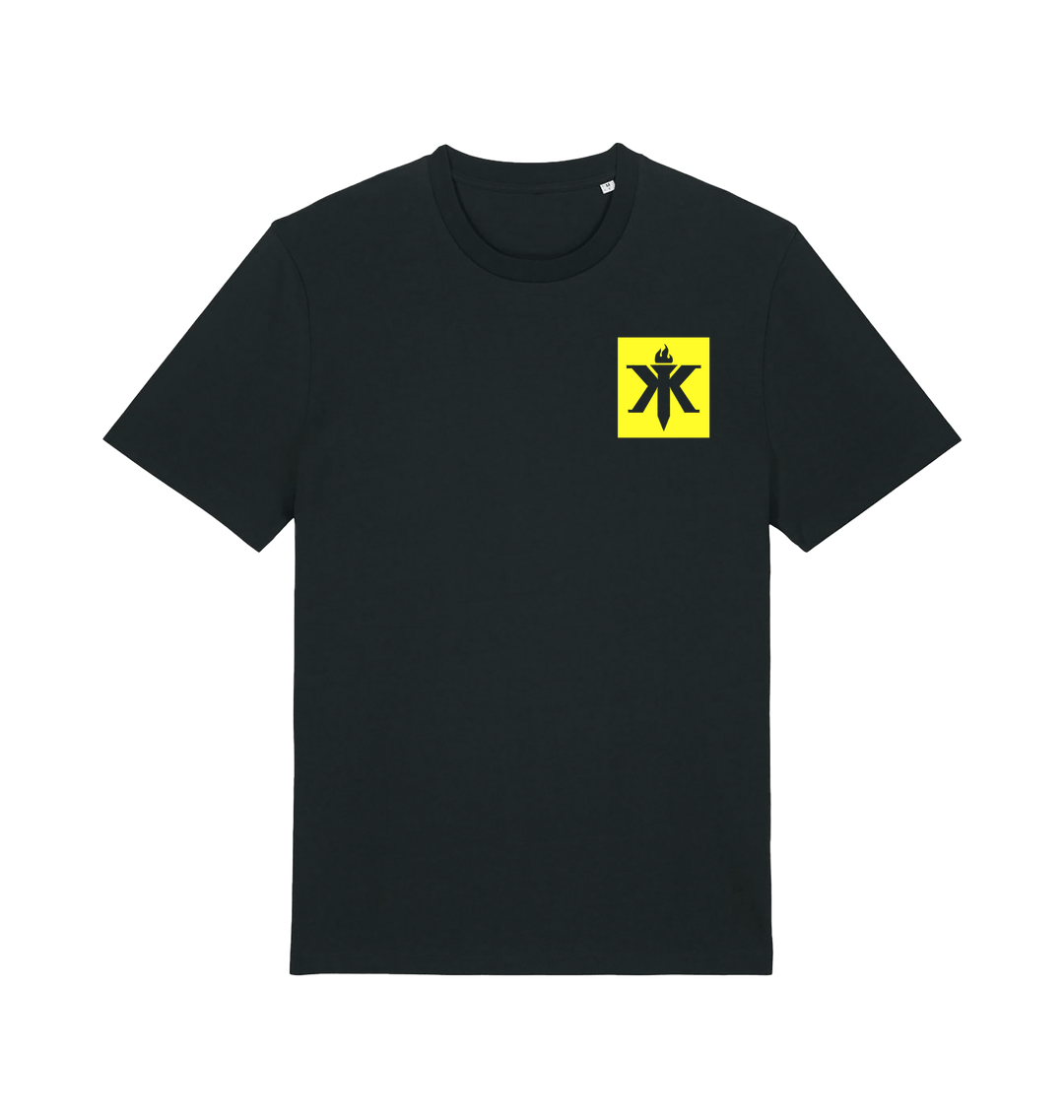 Black Printed T-shirt Front