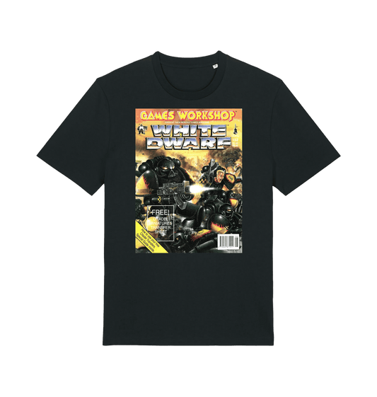 Black Printed T-shirt Front