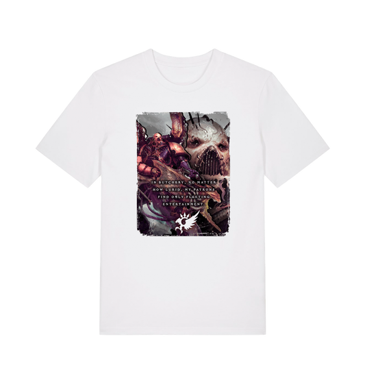 White Printed T-shirt Front