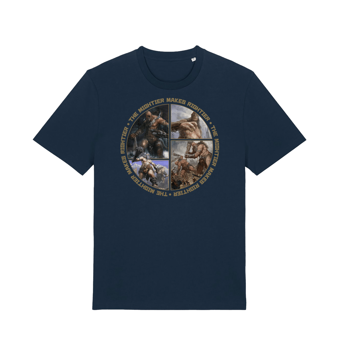 French Navy Printed T-shirt