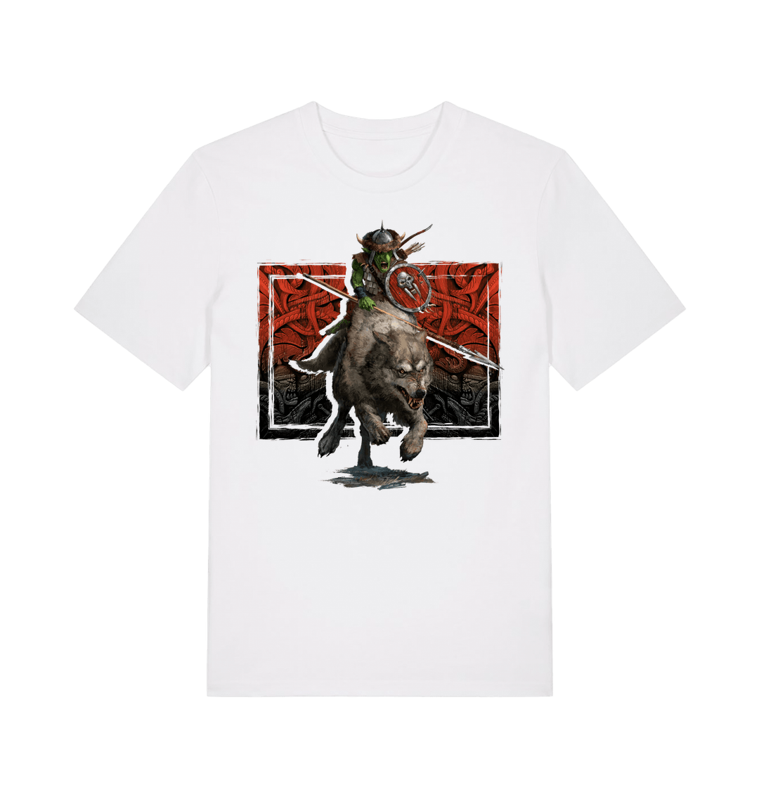 White Printed T-shirt Front