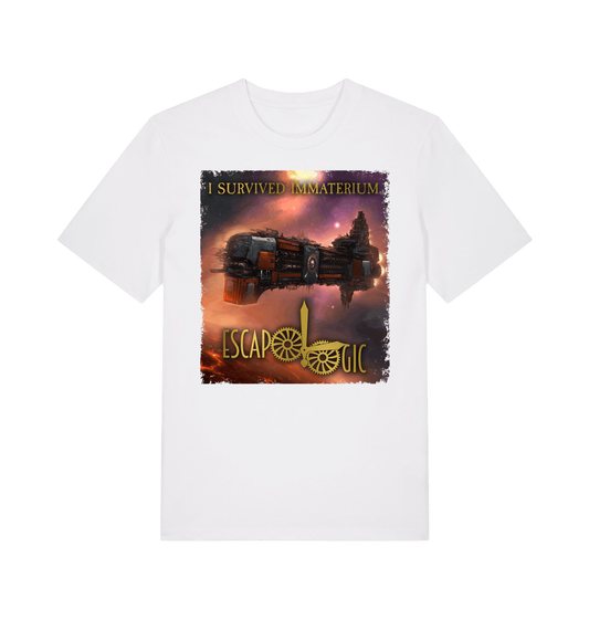 White Printed T-shirt Front