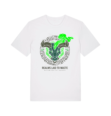 White Printed T-shirt Front