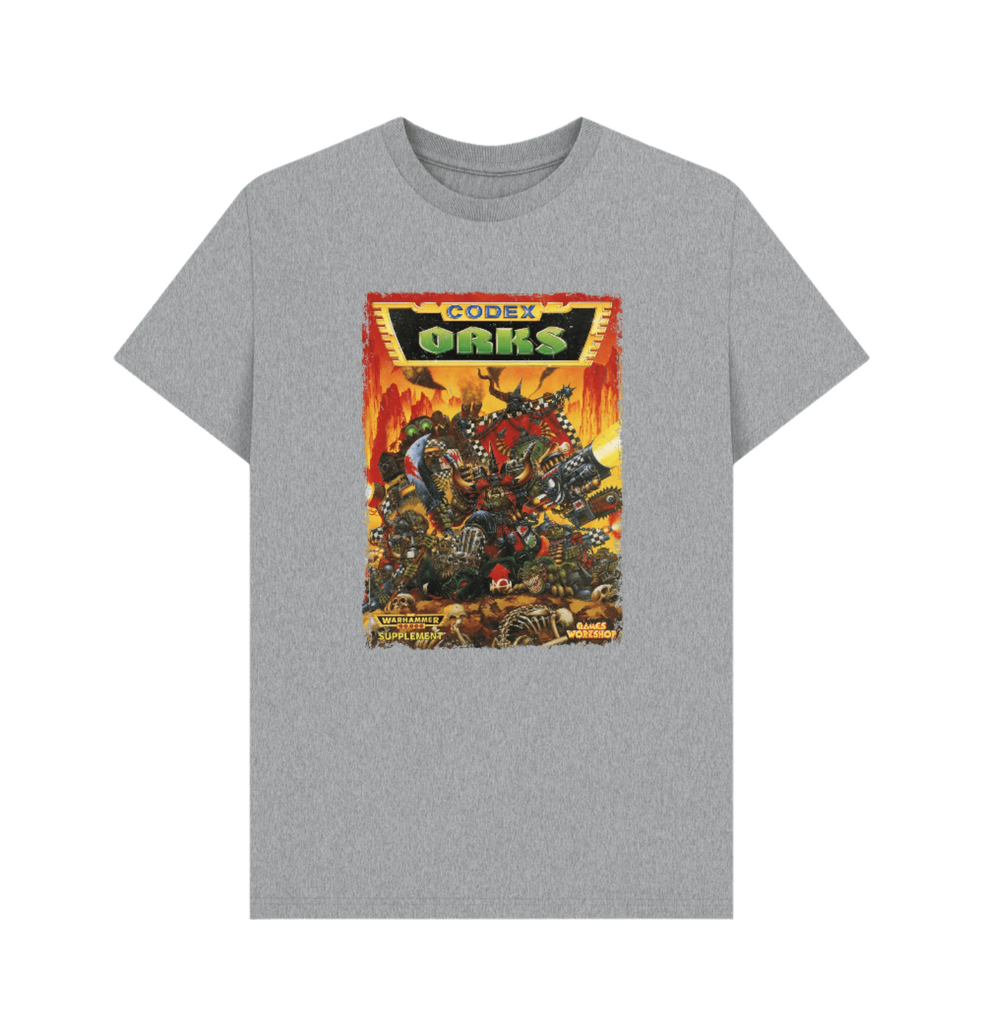 Athletic Grey Warhammer 40,000 2nd Edition: Codex Orks T Shirt