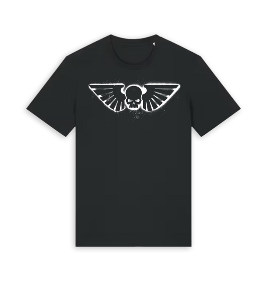 Black Printed T-shirt Front